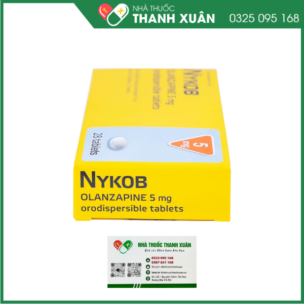Viên nén Nykob 5mg điều trị tâm thần phân liệt